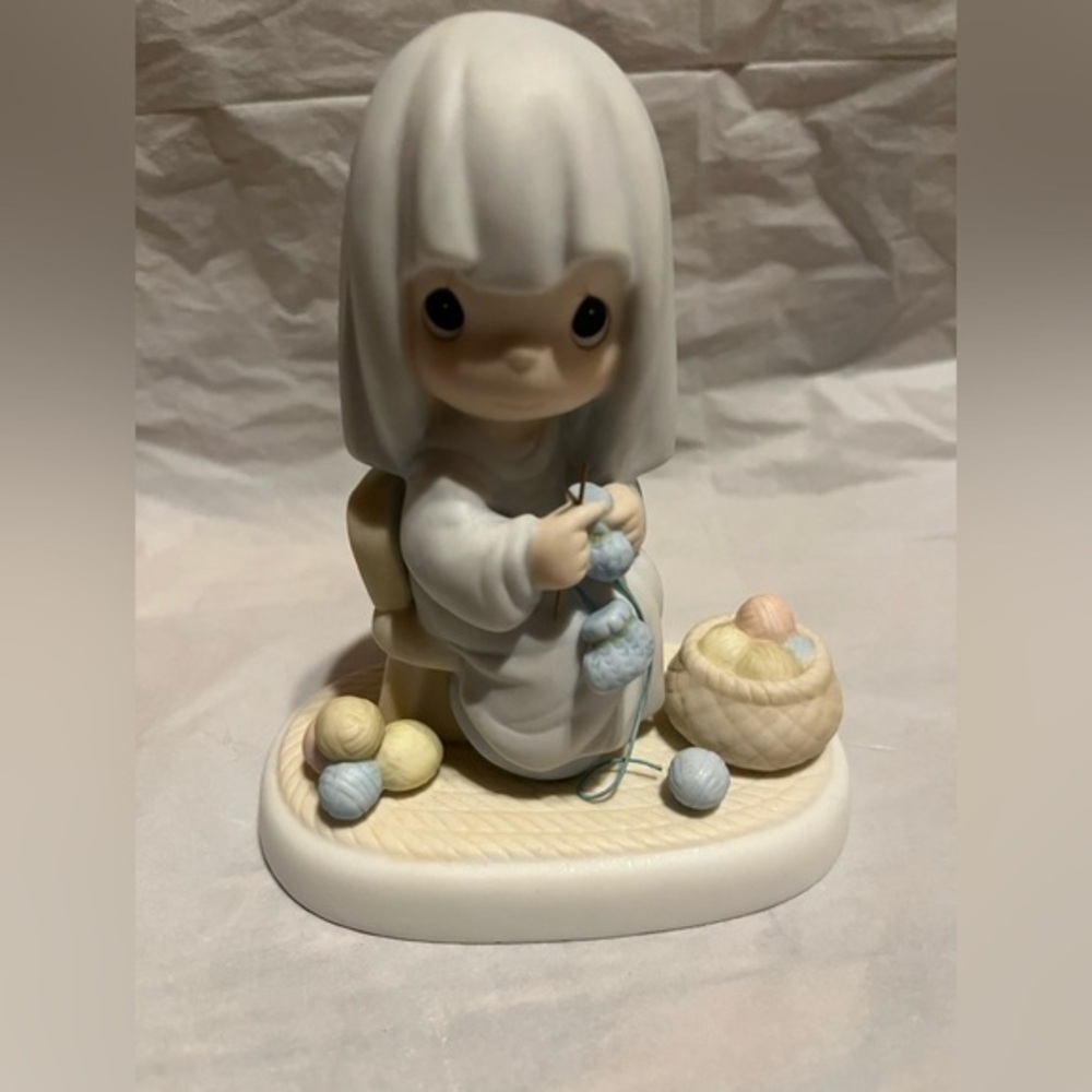 Vintage Precious Moments Jesus Is Coming Soon Samuel Butcher Porcelain Figurine